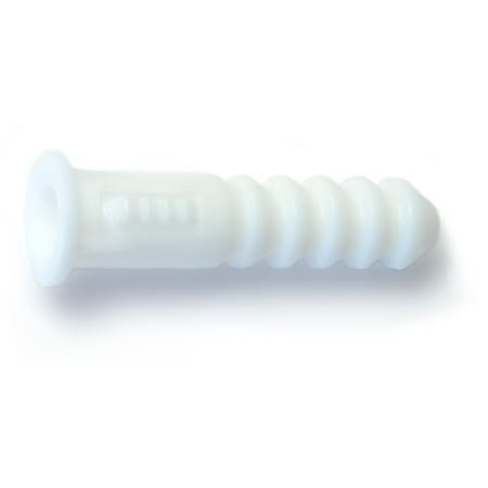 Midwest Fastener Screw Anchor, 1" L, Plastic, 100 PK 04153